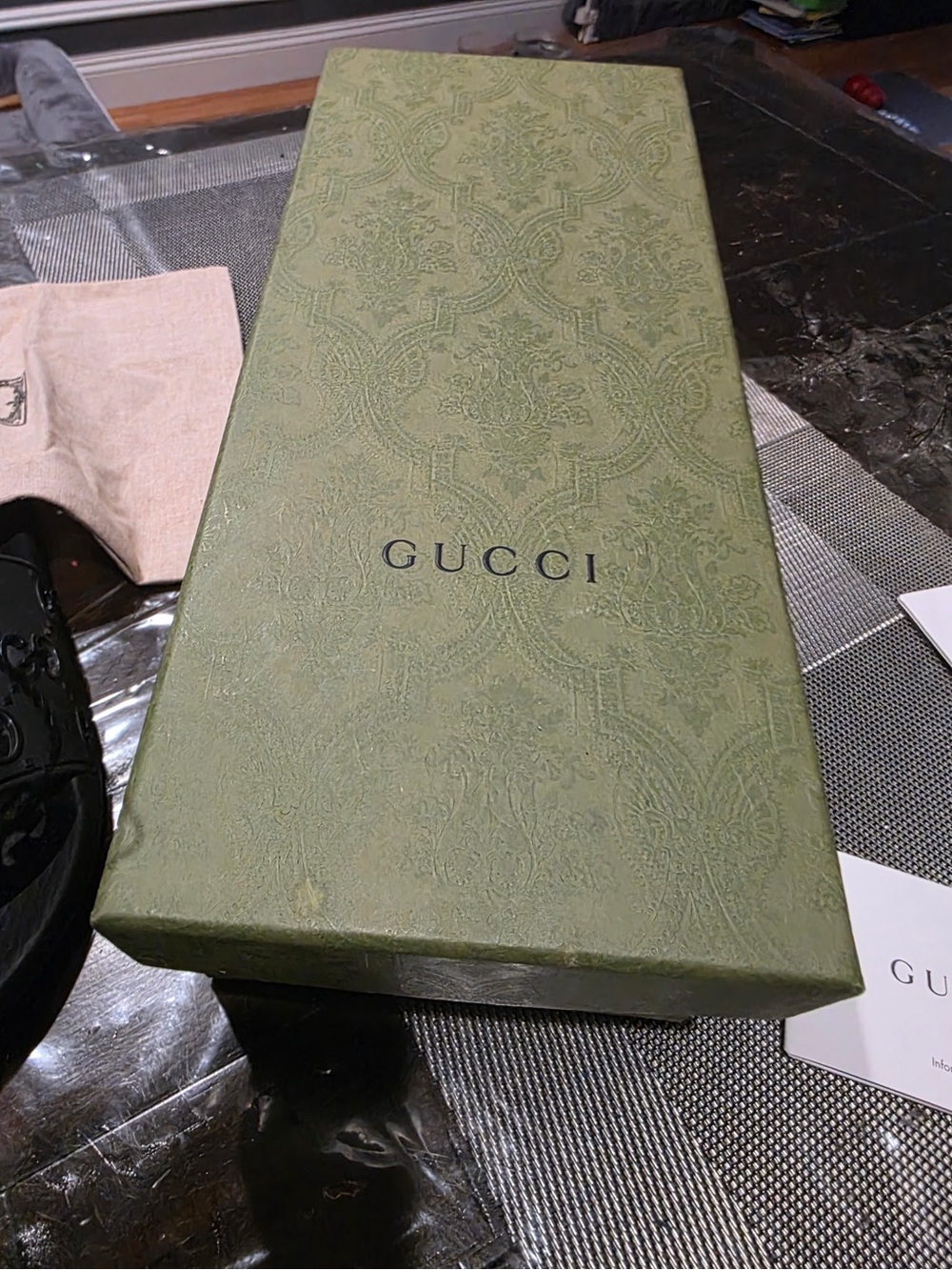 Gucci GG Rubber Slides Black Women’s Size 9 - Picture 7 of 7